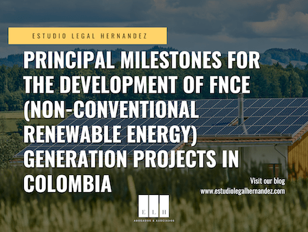 DEVELOPMENT OF NON-CONVENTIONAL RENEWABLE ENERGY GENERATION COLOMBIA