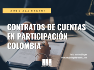 CONTRATOS DE CUENTAS EN PARTICIPACIÓN COLOMBIA